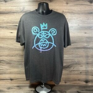 Vintage Y2K Mishka MNWKA NYC Streetwear Graphic Shirt Size XL